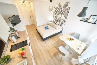 Télévision ou salle de divertissement dans l'établissement Studio - L'ännexe