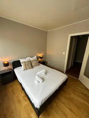 Un ou plusieurs lits dans un hébergement de l'établissement Le Neyst