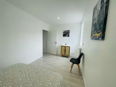 Un ou plusieurs lits dans un hébergement de l'établissement Éclat St Romain n1, 6 pers, moderne, wifi, parking, proche vienne