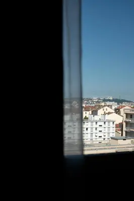 Vue générale sur Lyon ou vue de la ville depuis l'hôtel