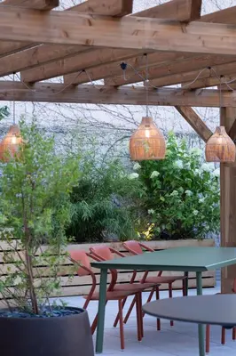 Jardin de l'établissement Hotel Oceania Lyon