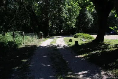 Paysage naturel près de le camping
