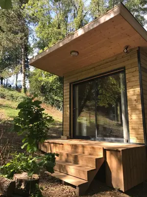 Jardin de l'établissement La cabane à cheval