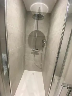 Salle de bains dans l'établissement Appartement agréable proche gare