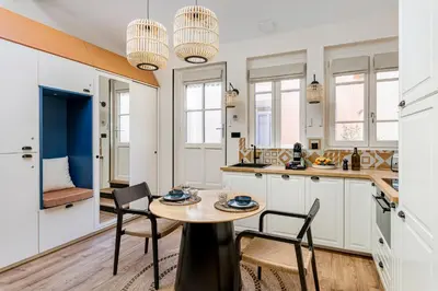 Cuisine ou kitchenette dans l'établissement CasaSol - Lyon PartDieu