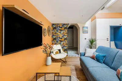 Télévision ou salle de divertissement dans l'établissement CasaSol - Lyon PartDieu