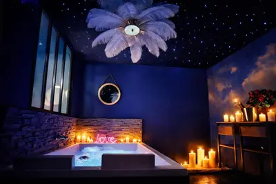 Plan de l'établissement La Suite 7ième ciel étoilé, SPA XXL, Lit sous les étoiles, 5 min centre ville