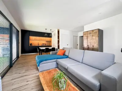 Coin salon dans l'établissement Modern 2 bedroom house, sleeps up to 6