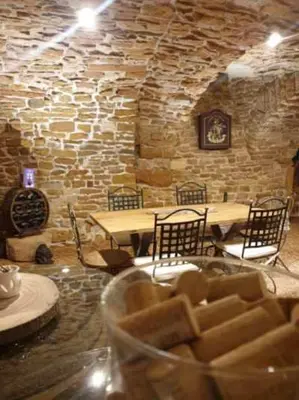 Coin salon dans l'établissement La Casa Dorée
