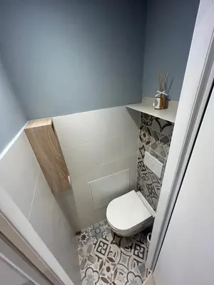 Salle de bains dans l'établissement Appartement élégant et chic refait à neuf