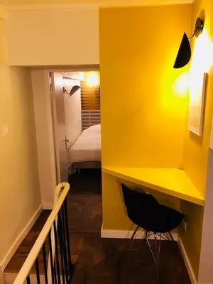 Un ou plusieurs lits dans un hébergement de l'établissement Bel appartement 3 chambres proche Opéra