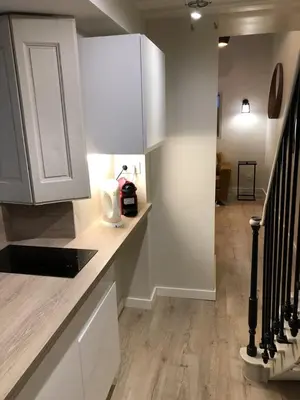 Cuisine ou kitchenette dans l'établissement Bel appartement 3 chambres proche Opéra
