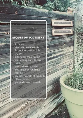 Certificat, récompense, panneau ou autre document affiché dans l'établissement LES GITES CHEROIS maison Esprit cabane 5 personnes