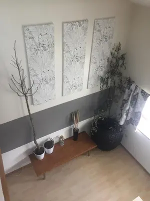 Coin salon dans l'établissement LES GITES CHEROIS maison Esprit cabane 5 personnes