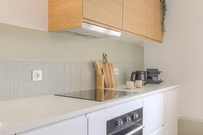 Cuisine ou kitchenette dans l'établissement Cocon chaleureux, 4 pers, Lyon 6ème