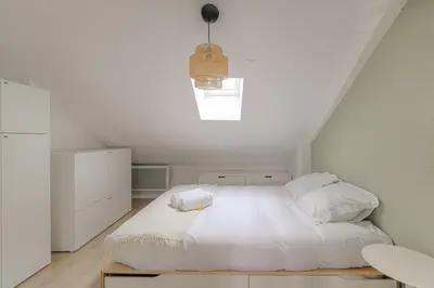 Un ou plusieurs lits dans un hébergement de l'établissement Cocon chaleureux, 4 pers, Lyon 6ème