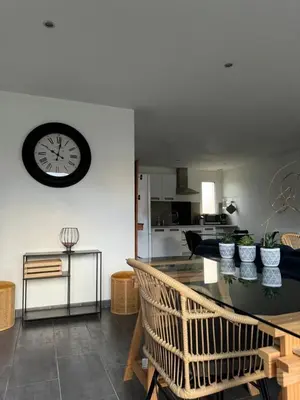 Cuisine ou kitchenette dans l'établissement Les gîtes cherois esprit moderne 8 personnes
