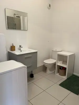 Salle de bains dans l'établissement Zenith St Étienne Appartement