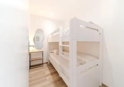 Un ou plusieurs lits dans un hébergement de l'établissement Rooftop d'exception, vue Rhône, 6 personnes, Caluire