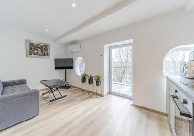 Télévision ou salle de divertissement dans l'établissement Rooftop d'exception, vue Rhône, 6 personnes, Caluire