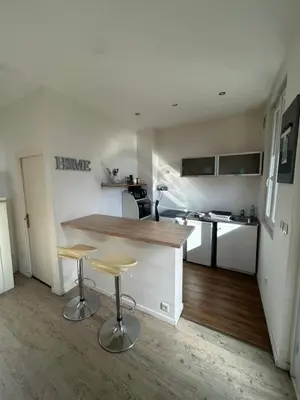 Cuisine ou kitchenette dans l'établissement Studio cosy Lyon