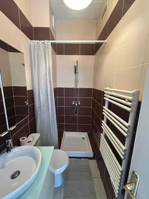 Salle de bains dans l'établissement Studio cosy Lyon