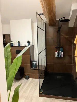 Salle de bains dans l'établissement Superbe appartement en pierres