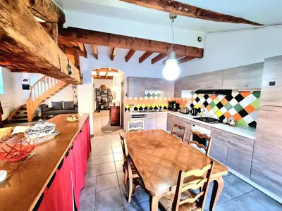 Cuisine ou kitchenette dans l'établissement Le Clos des Jardiniers 1