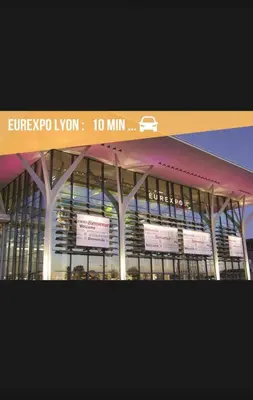 Plan de l'établissement T2 Rénové St-Priest centre avec Parking Privé