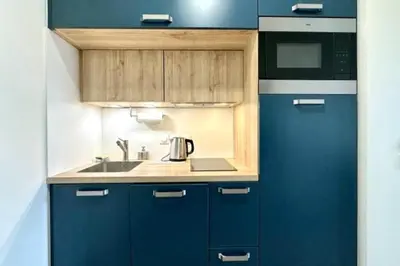 Cuisine ou kitchenette dans l'établissement Horizon Part-Dieu