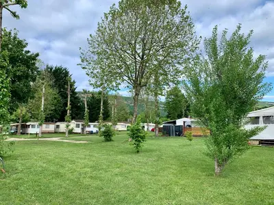 Paysage naturel près de le camping