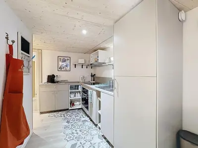Cuisine ou kitchenette dans l'établissement Juliana - Anse Centre - Chambre et Salle de bain WC privée - Cuisine partagée