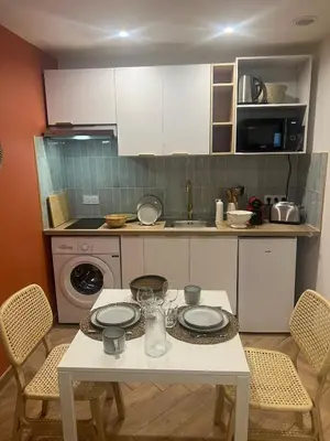 Cuisine ou kitchenette dans l'établissement Croix Rousse