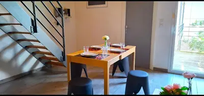 Coin salon dans l'établissement Paradis relaxant