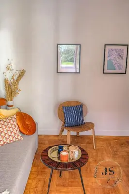Coin salon dans l'établissement La Loge du Gardien - T2 Proche Fourvière