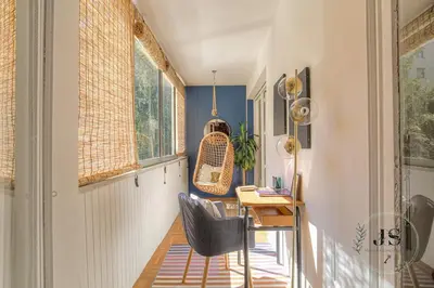 Coin salon dans l'établissement La Loge du Gardien - T2 Proche Fourvière