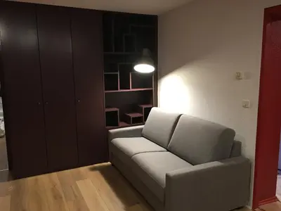 Coin salon dans l'établissement Apartment Villeurbanne