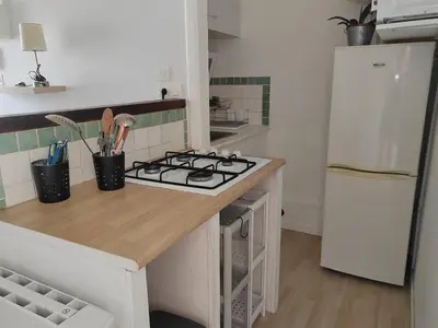 Cuisine ou kitchenette dans l'établissement La Golondrina
