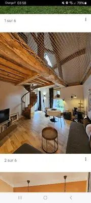 Coin salon dans l'établissement L'Armandine
