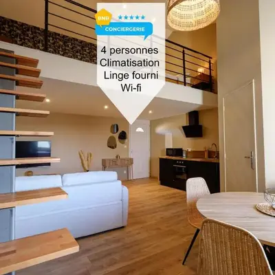 Duplex avec terrasse proche Pérouges Meximieux CNPE BUGEY