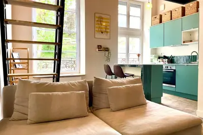 Coin salon dans l'établissement Le Canut - Croix-Rousse - proche métro C