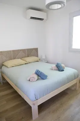 Un ou plusieurs lits dans un hébergement de l'établissement Appartement T2 cosy