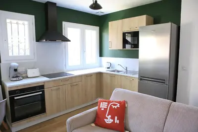 Cuisine ou kitchenette dans l'établissement Appartement T2 cosy