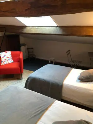 Un ou plusieurs lits dans un hébergement de l'établissement La Vie de Château , Or du Temps
