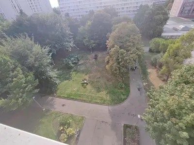 Jardin de l'établissement Grand T2 central, balcons sur parc
