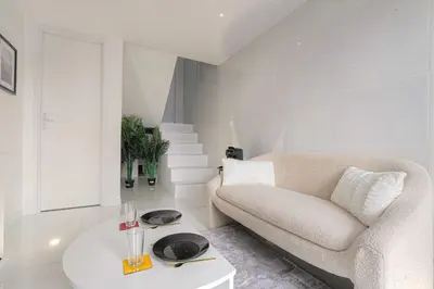 Coin salon dans l'établissement Cosy et Chaleureux duplex Brotteaux - Masséna