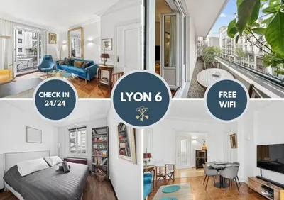 Coin salon dans l'établissement Magnifique appartement au cœur du 6ème