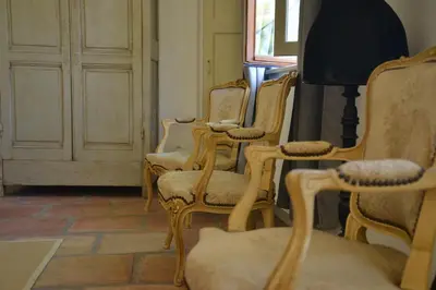 Coin salon dans l'établissement La Maison De Marthe
