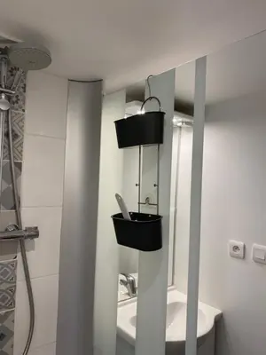 Salle de bains dans l'établissement Studio Les Terrasses