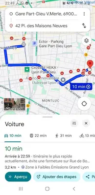 Plan de l'établissement Studio calme avec jacuzzi accès bus direct gare